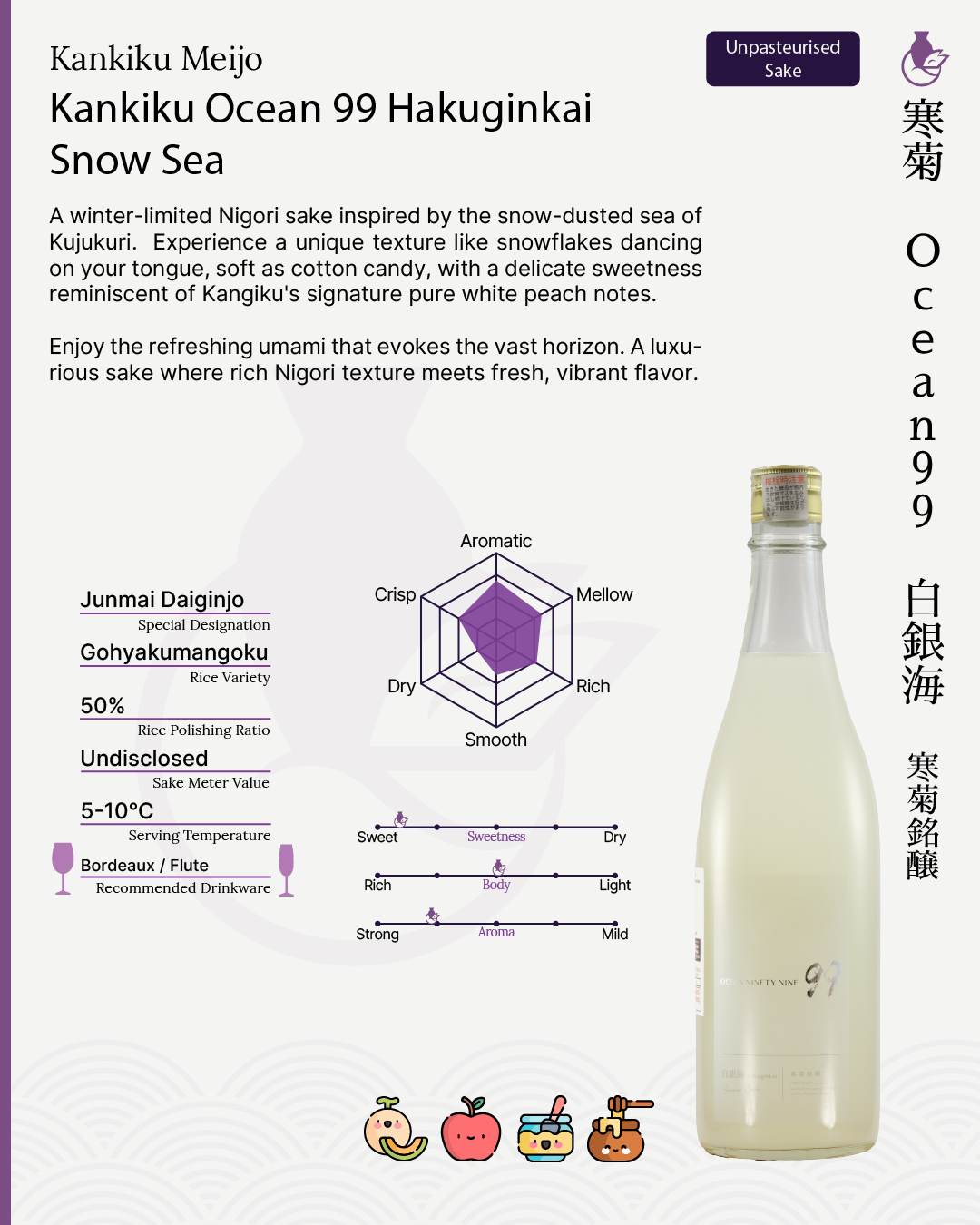 Kankiku Ocean Ninety Nine Hakuginkai -Snow Sea- | 寒菊 OCEAN99 白銀海 Snow Sea
