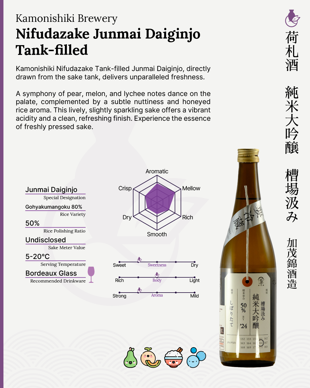 Nifudazake Junmai Daiginjo Tank-filled | 荷札酒 純米大吟醸 槽場汲み