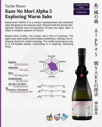 Kaze no Mori Alpha Type 5 - The Quest for Warmed Sake | 風の森 ALPHA 5 燗 SAKE の探求